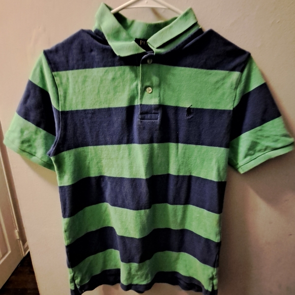 Polo Ralph Lauren Other - Polo Ralph Lauren, Boys Short-sleeved Shirt, Size (L) 14-16, Color Green,  Blue